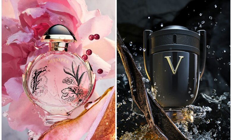 عطور باكو ربان الجديدة لعام 2021 Paco Rabanne Invictus Victory and Olympea Blossom