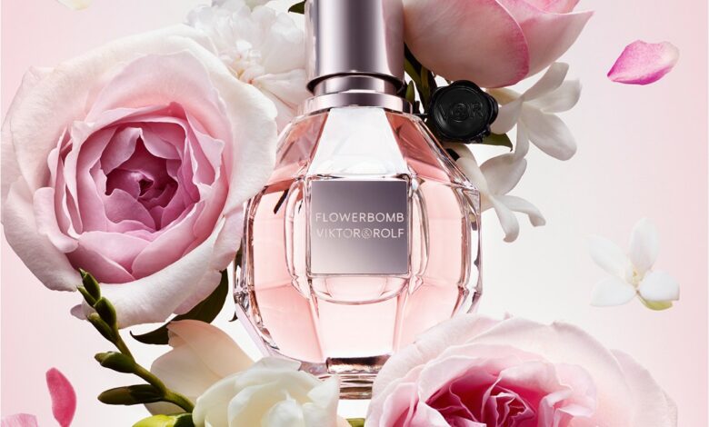عطر Flowerbomb Pearly Coral Pink Limited Edition Viktor and Rolf من فيكتور آند رولف