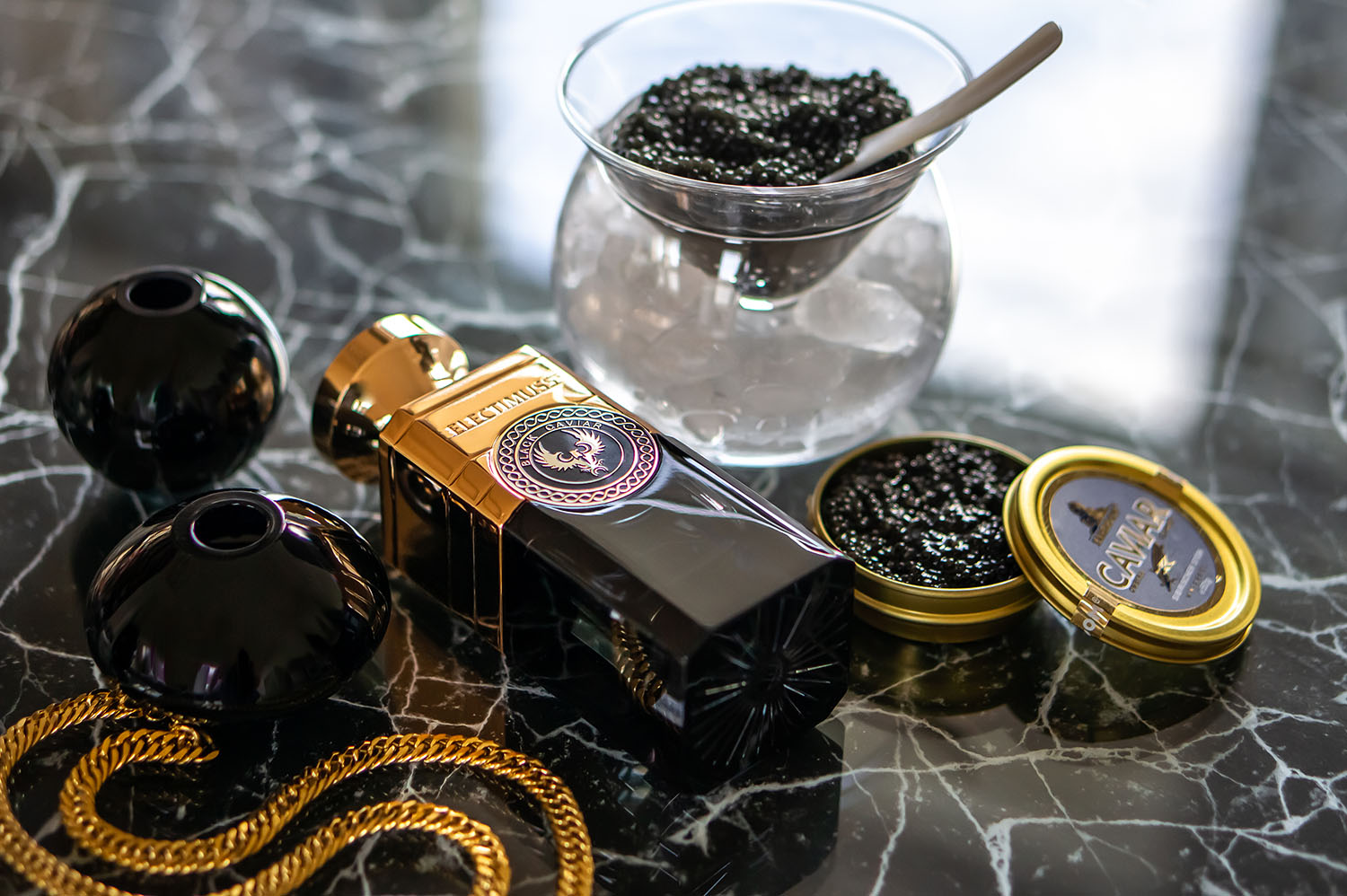 عطر بلاك كافيار من إليكتيموس Black Caviar Electimuss