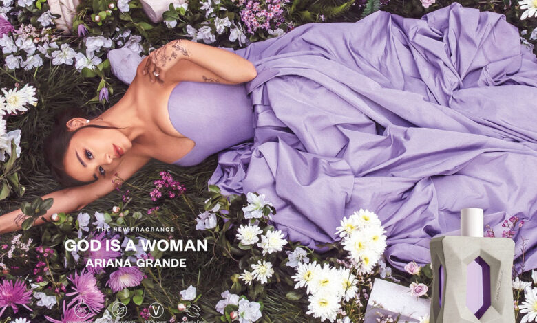 أريانا غراندي تخطف الأنظار بعطرها الجديد Ariana Grande God Is A Woman