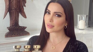 عطور نسرين طافش بملامح راقية وجذابة