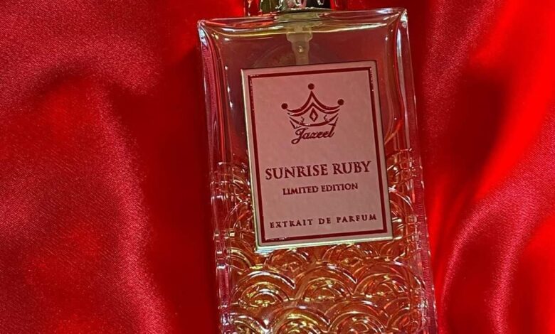 عطر Sunrise Ruby من جزيل للعطور مستوحى من أغلى ياقوتة في العالم