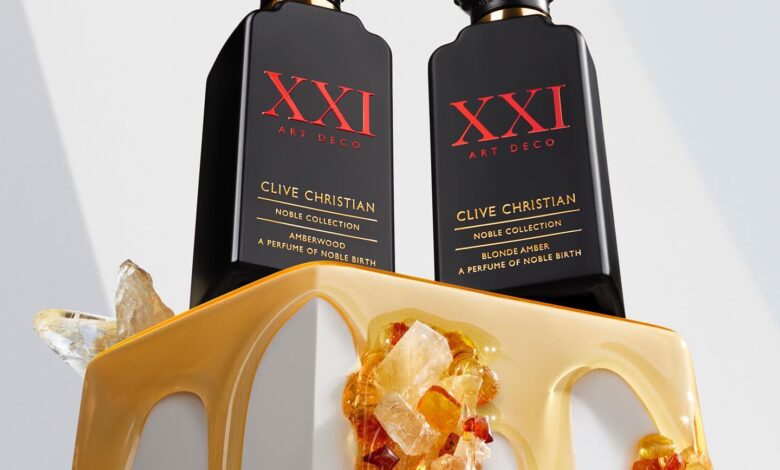 عطور جديدة من كلايف كريستيان | Amber Wood and Blonde Amber Clive Christian