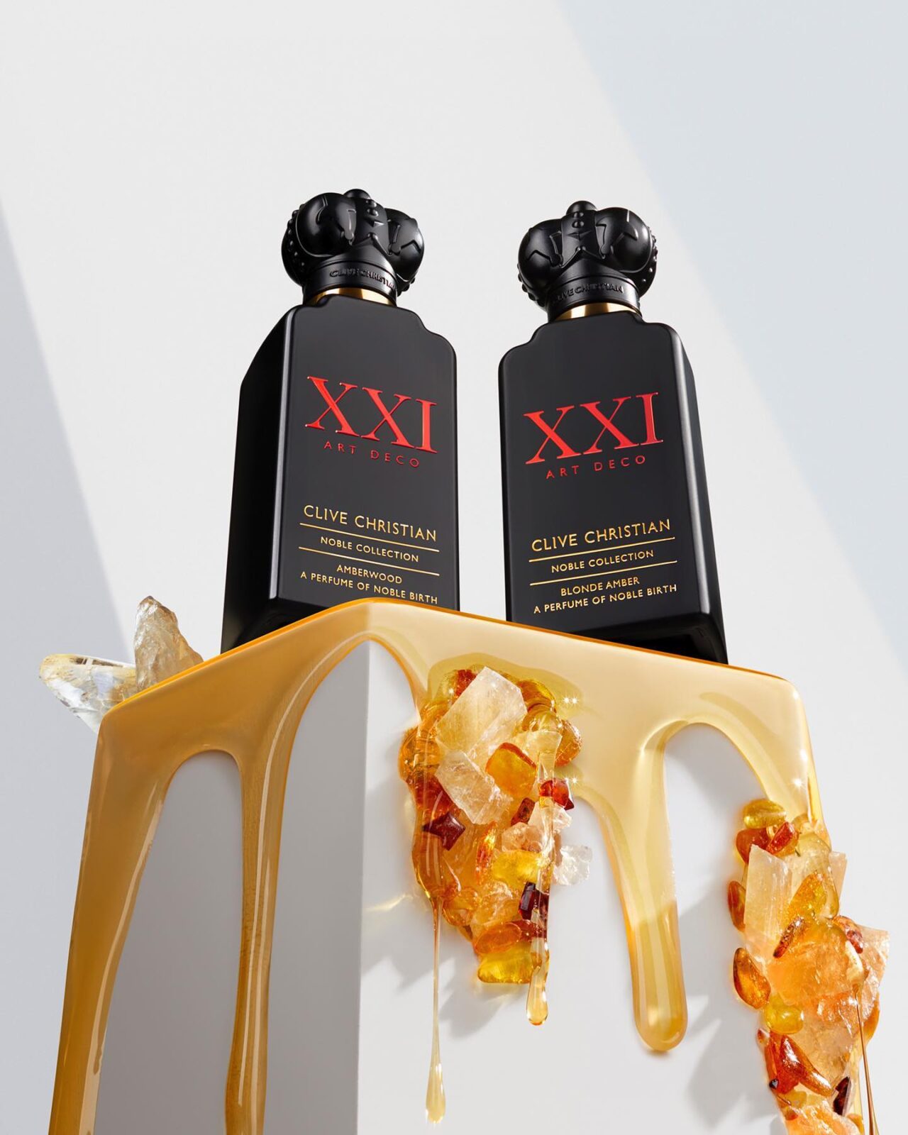 عطور جديدة من كلايف كريستيان | Amber Wood and Blonde Amber Clive Christian
