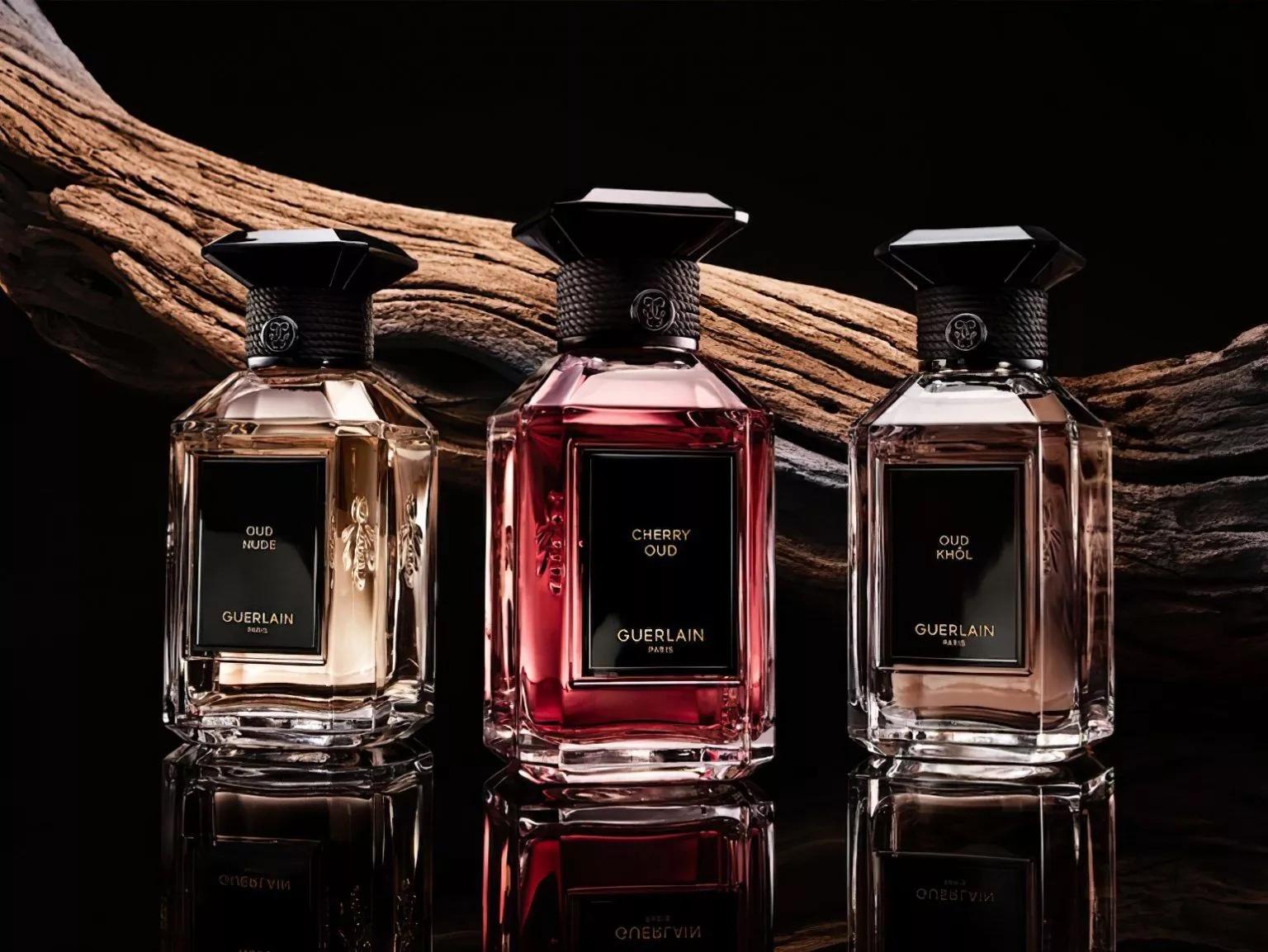 ثلاثة عطور جديدة من جيرلان ترتكز على العود | Cherry Oud, Oud Nude and Oud Khol