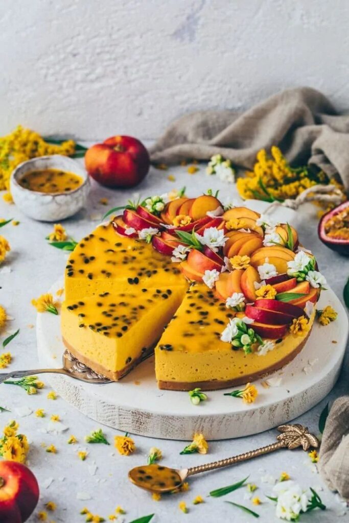 كيكة من الباشون فروت