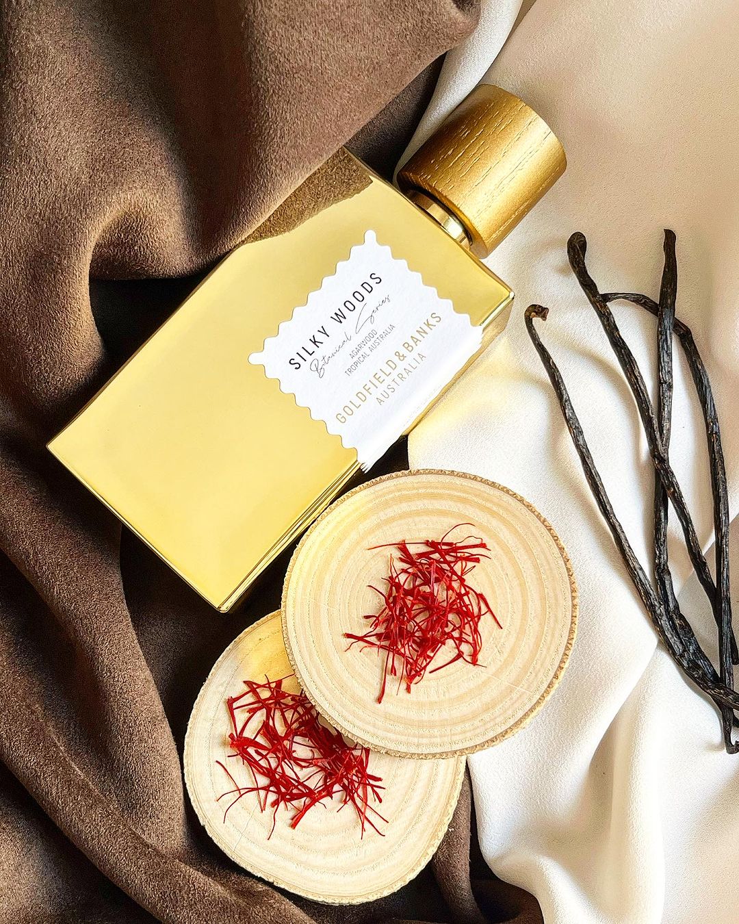 عطر سيلكي وودز من جولد فيلد آند بانكس Silky Woods Goldfield and Banks Australia